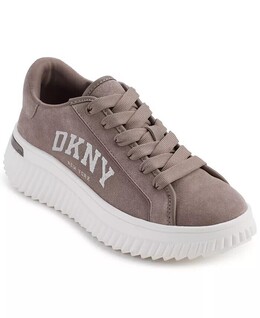 Женские кроссовки Larissa на платформе со шнуровкой Dkny, серый 20101895 | ash