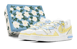 Женские кроссовки для скейтбординга Nike Court Borough Low, Pastel Yellow bq5448-100(teams-芝士甜甜圈s-box) | pastel yellow