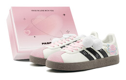 Кроссовки Adidas Vl Court Skateboarding Shoes Unisex Low-top Black/powder, черный/розовый ji0497(teams-粉蓝星球s-box) | black/pink