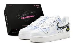 Кроссовки Nike Air Force 1 Skateboarding Shoes Women's Low-top Black, цвет Light Lavender dh2920-111(teams-神秘黑猫女s-box) | light lavender