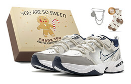 Массивные кроссовки Nike Air Monarch 4 унисекс, Khaki 415445-102(teams-棕色涂鸦老爹s-box) | khaki