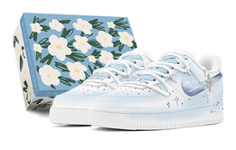 Женские кроссовки для скейтбординга Nike Air Force 1, Sky Blue dh2920-111(teams-炫彩星河女s-box) | sky blue