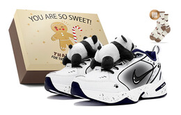 Массивные кроссовки Nike Air Monarch 4 унисекс, Black 415445-102(teams-黑白熊猫老爹s-box) | black