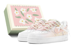 Женские кроссовки для скейтбординга Nike Air Force 1, 	 Pink dh2920-111(teams-丝绸珍珠少女s-box) | 	 pink