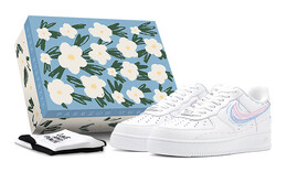 Женские кроссовки для скейтбординга Nike Air Force 1, Light Blue dh2920-111(teams-炫彩线条女s-box) | light blue