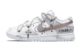 Кроссовки Nike Dunk Skateboarding Shoes Unisex Low-top Black/white/gray, светло-серый hf0730-160(team28-星际迷踪) | light gray