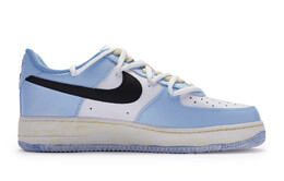 Кроссовки для скейтбординга Air Force 1 женские низкие, синие/белые Nike dh2920-111(team80-女款海盐冰椰)