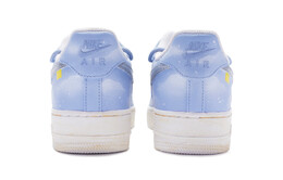 Кроссовки для скейтбординга Air Force 1 женские, низкие, серебристые Nike dd8959-100(team80-女款头等舱)