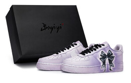 Кроссовки Nike Air Force 1 Skateboarding Shoes Women's Low-top Black, фиолетовый dh2920-111(team80-女jk少女紫s-box) | purple/black