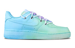 Женские кроссовки для скейтбординга Nike Air Force 1, Turquoise dd8959-100（team250-女款玉髓） | turquoise