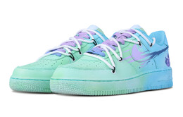 Кроссовки для скейтбординга Air Force 1 женские с низким верхом, синий/зеленый Nike dd8959-100（team250-女款玉髓） | blue/green
