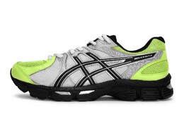 Кроссовки женские Gel-Exalt 2 с низким верхом, черные/серебристые/желтые Asics 1012b868-102(team80-女黄刃修罗sbox) | black silver yellow