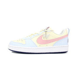 Кроссовки Nike Court Borough Skateboarding Shoes Women's Low-top Yellow/blue/pink, голубой dv5456-108（team-134海盐芝芝蝶） | yellow-powder-blue