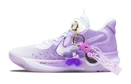 Кроссовки Nike KD Trey 5 IX Vintage Basketball Shoes Unisex Mid-top White, фиолетовый dj6922-100(team244-紫色绝弦) | dazzling purple