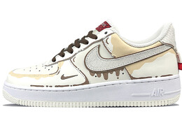 Кроссовки Nike Air Force 1 Skateboarding Shoes Unisex Low-top Coffee, белый fz5052-131(team40-巧克力冰淇淋) | white