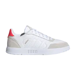 Adidas Кроссовки Wmns Courtmaster 'White Signal Pink', белый fw9363 | white signal pink
