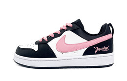 Кроссовки Nike Court Borough Skateboard Shoes Women's Low-Top Pink, розовый bq5448-115(team275-女款 桃气满满 ) | pink