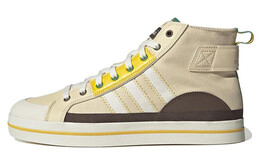 Кроссовки для скейтбординга City Canvas унисекс, средний верх, белый/желтый Adidas Neo hq4625
