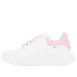 Кроссовки oversized court trainer 'white pink' Alexander McQueen, белый 633915wia9a9414 | white/pink