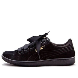 Кроссовки vikky ribbon satin black Puma, черный 366416-01 | black