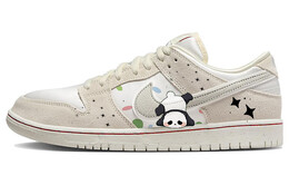Кроссовки Nike Dunk Skateboarding Shoes Unisex Low-top Beige/white/black, цвет Off-white fz5654-100(team56-可爱小熊猫) | off-white
