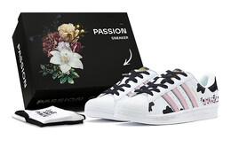 Кроссовки для скейтбординга Superstar, унисекс, низкие, черный/розовый Adidas eg4958(teams-黑粉奶牛s-box) | pink