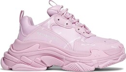 Кроссовки Balenciaga Wmns Triple S Sneaker Allover Logo - Pink, розовый 524039 w2fa1 5090 | pink