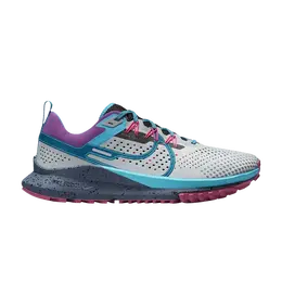 Nike Кроссовки Wmns React Pegasus Trail 4 SE 'Pure Platinum Baltic Blue', серый fb7806 001 | pure platinum baltic blue