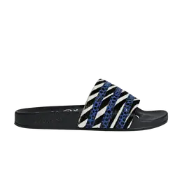 Adidas Кроссовки Wmns Adilette 'Core Black Blue White', синий cm8493 | core black blue white
