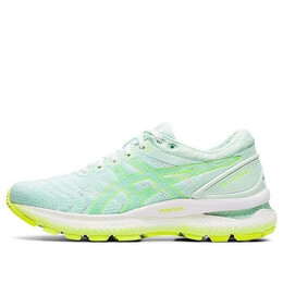 Кроссовки гель нимбус 22 Asics, зеленый 1012a663-300 | green/yellow
