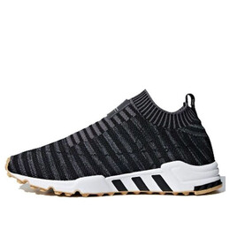 Кроссовки eqt support носок primeknit Adidas, черный b37536 | core black/carbon/gum 3