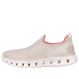 Кроссовки go walk glide step flex slip on 'taupe pink' Skechers, коричневый 124809-tppk | taupe/pink