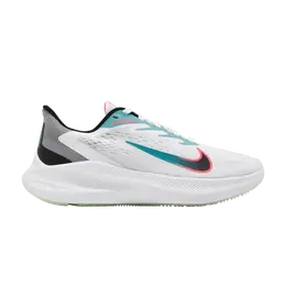 Nike Кроссовки Wmns Zoom Winflo 7 'White Flash Crimson', белый cj0302 102 | white flash crimson