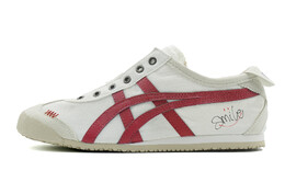 Кроссовки Onitsuka Tiger MEXICO 66 Lifestyle Shoes Unisex Low-top White/red, белый d3k0n-0143(team430-女款宠爱) | white
