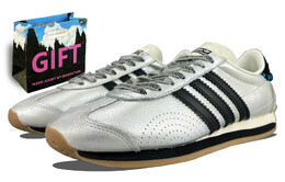 Кроссовки Adidas COUNTRY OG Lifestyle Shoes Unisex Low-top Silver/black/white, серебряный id1142(team220-复古德训s-box) | silver