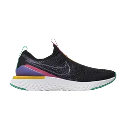 Nike Кроссовки Wmns Epic Phantom React Flyknit 'Black Multi', черный ck0819 001 | black multi