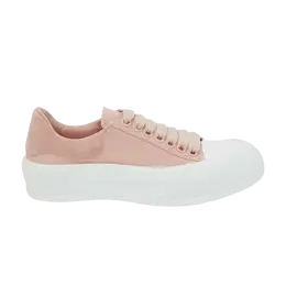 Кроссовки Alexander McQueen Wmns Deck Lace-Up Plimsoll 'Magnolia', розовый 654593 w4pq1 9297 | magnolia