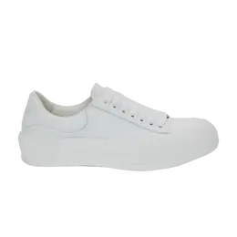 Кроссовки Alexander McQueen Wmns Deck Plimsoll 'Optic White', белый 667245 wiab6 9065 | optic white