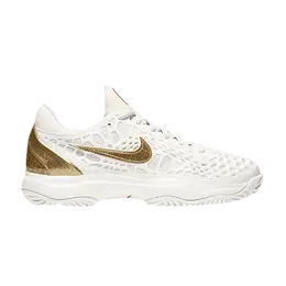 Nike Кроссовки Wmns Air Zoom Cage 3 HC 'Phantom Metallic Gold', белый 918199 007 | phantom metallic gold