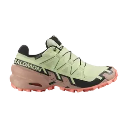 Salomon Кроссовки Wmns Speedcross 6 GORE-TEX 'Lime Cream Mahogany Rose', зеленый l47765500 | lime cream mahogany rose