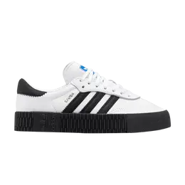 Adidas Кроссовки Wmns Sambarose 'White Black', белый fv0767 | white black
