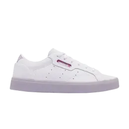 Adidas Кроссовки Wmns Sleek 'White Bliss Purple', белый fw3461 | white bliss purple
