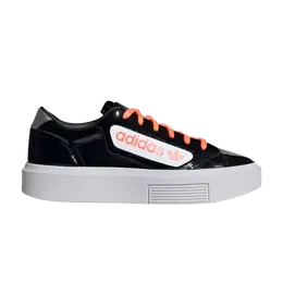 Adidas Кроссовки Wmns Sleek Super 'Black Signal Coral', черный ef4954 | black signal coral