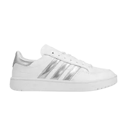 Adidas Кроссовки Wmns Team Court 'Cloud White', белый eg9824 | cloud white