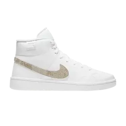 Nike Кроссовки Wmns Court Royale 2 Mid 'White Snakeskin Swoosh', белый dd9666 100 | white snakeskin swoosh