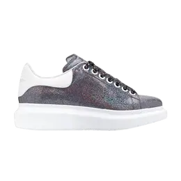 Кроссовки Alexander McQueen Wmns Oversized Sneaker 'Bright Olo Glitter', серый 558944 w4lw1 8483 | bright olo glitter
