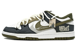 Кроссовки Nike Dunk Skateboard Shoes Women's Low-Top White, белый dd1503-120(team163-暮云疏林) | navy blue