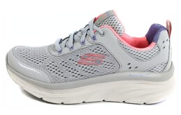 Кроссовки Skechers D"lux Walker Lifestyle Shoes Women's Low-top Silver/Pink, розовый 149023-lgcl | silver/pink