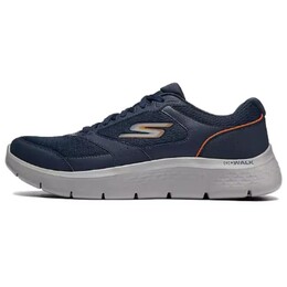 Кроссовки Skechers Go Walk Flex Lifestyle Shoes Men Low-top Blue-orange, темно-синий/оранжевый 216480-nvor | navy blue/orange
