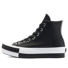 Кроссовки ctas double stack lift hi white black sneakers 'black white' Converse, черный 569428c | black/white